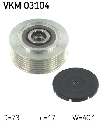 SKF VKM 03104 Dispositivo ruota libera alternatore